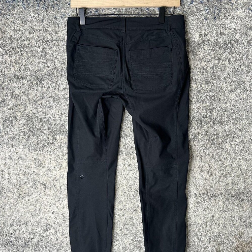 Lululemon Pants Womens 29 Black Hiking Tapered Leg Zip‎ Pocket Outdoor Woven - Picture 5 of 6